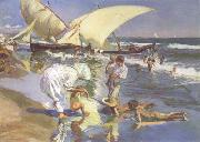 Joaquin Sorolla Beach of Valencia by Morning Light (nn02) oil painting picture wholesale
